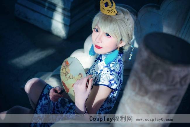 Cosplay福利/《冰雪奇缘》美女艾莎旗袍唯美Cos美图