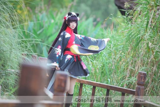 Cosplay福利/腿控福利《俺の妹》五更琉璃和服Cosplay美女图片