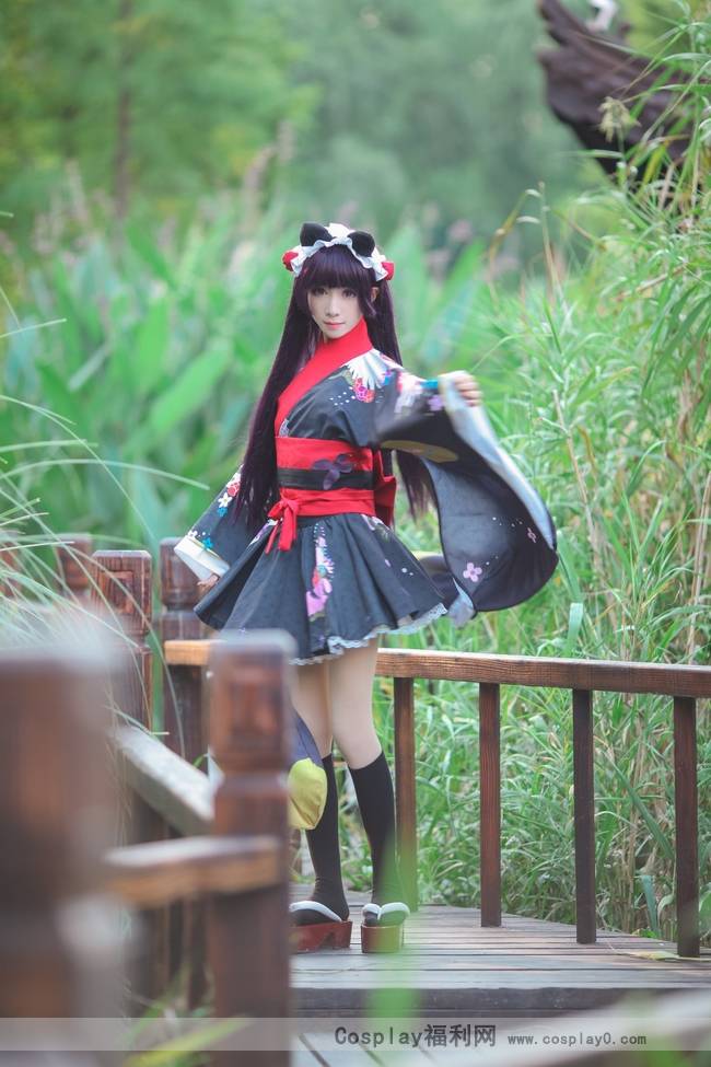 Cosplay福利/腿控福利《俺の妹》五更琉璃和服Cosplay美女图片