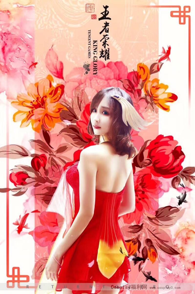 Cosplay福利/小雨tlone王者荣耀大乔同人cosplay美女图片
