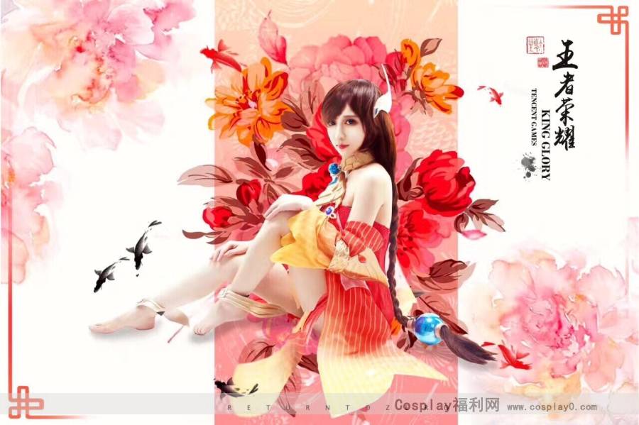 Cosplay福利/小雨tlone王者荣耀大乔同人cosplay美女图片