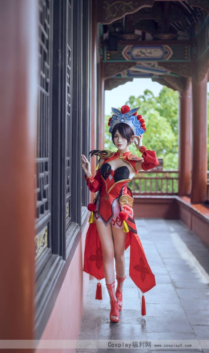 Cosplay福利/美腿御姐古风王者荣耀cosplay虞姬霸王别姬美图