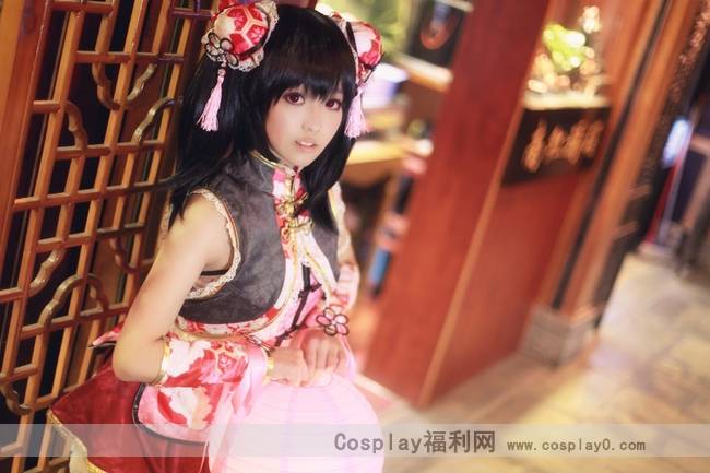 Cosplay福利/LoveLive!矢泽妮可旗袍觉醒Cos美女图片