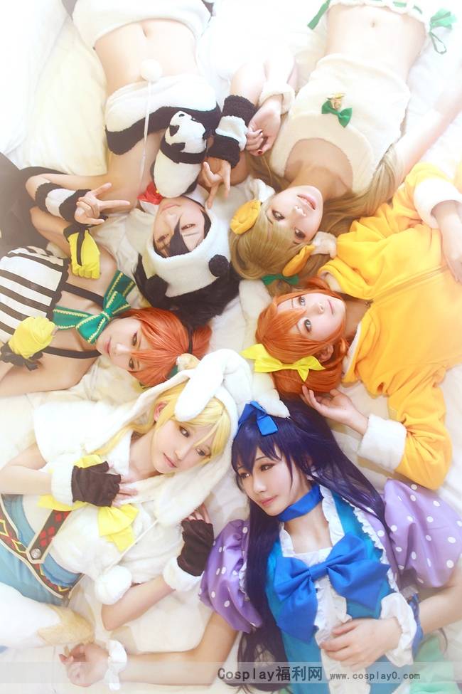 Cosplay福利/LoveLive!可爱萝莉六人组cosplay私房美图