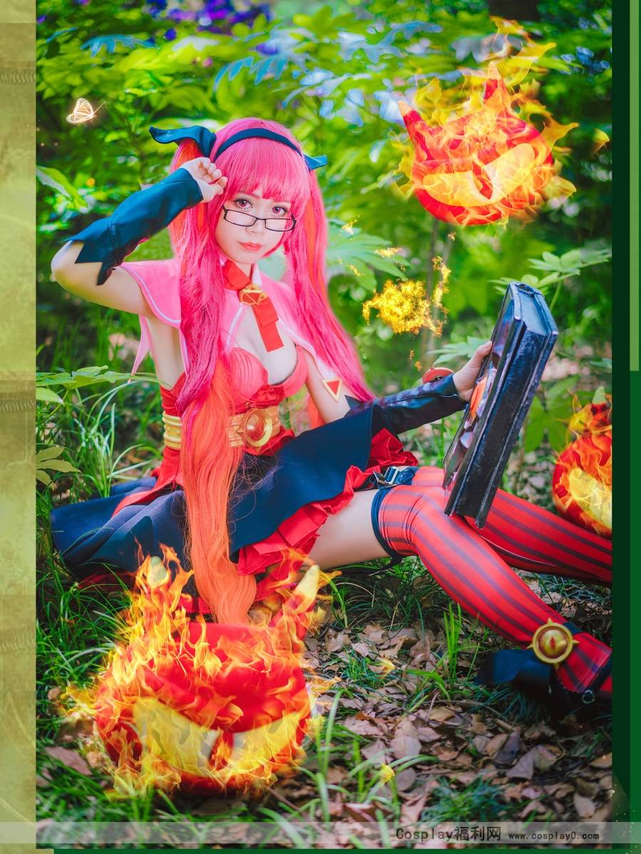 Cosplay福利/元气少女王者荣耀cosplay安琪拉小乔正片