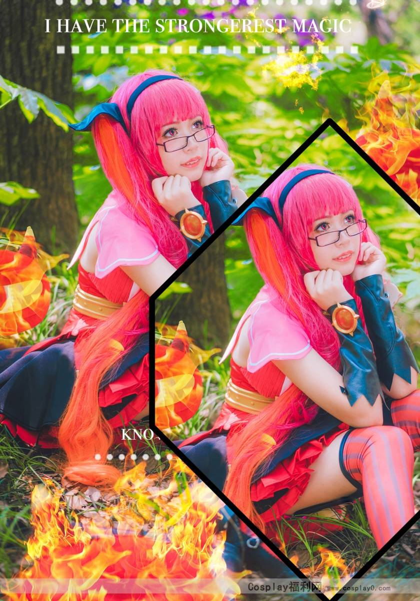 Cosplay福利/元气少女王者荣耀cosplay安琪拉小乔正片