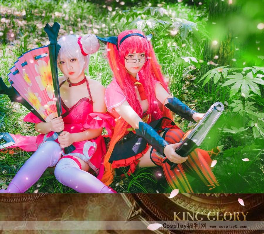 Cosplay福利/元气少女王者荣耀cosplay安琪拉小乔正片