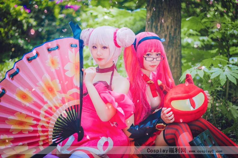 Cosplay福利/元气少女王者荣耀cosplay安琪拉小乔正片