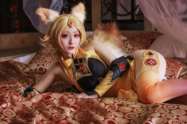 Cosplay福利/绝对领域王者荣耀cosplay妲己萝莉控宅男诱惑美图