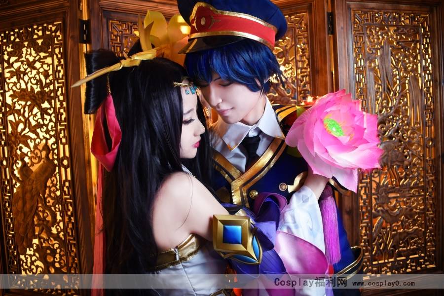 Cosplay福利/另类cp王者荣耀cosplay赵云貂蝉情侣美图