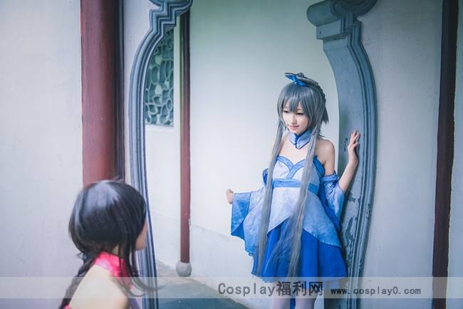 Cosplay福利/《VOCALOID》洛天依&乐正绫Cos美女图片