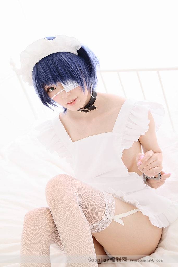 Cosplay福利/一骑当千吕蒙子明真空女仆装白丝美腿cosplay里番