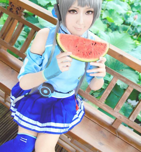 Cosplay福利/OSK39萝莉腿控美艳歌姬雅音宫羽cosplay