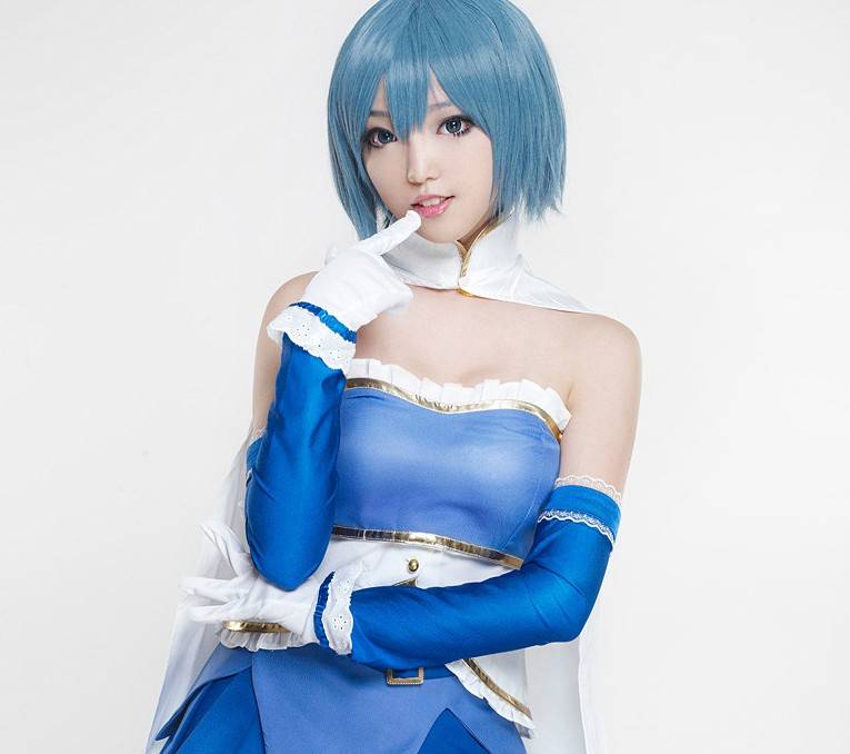 Cosplay福利/美女嫩模晴空物语cos福利 抓奶撩裙大尺度无下限