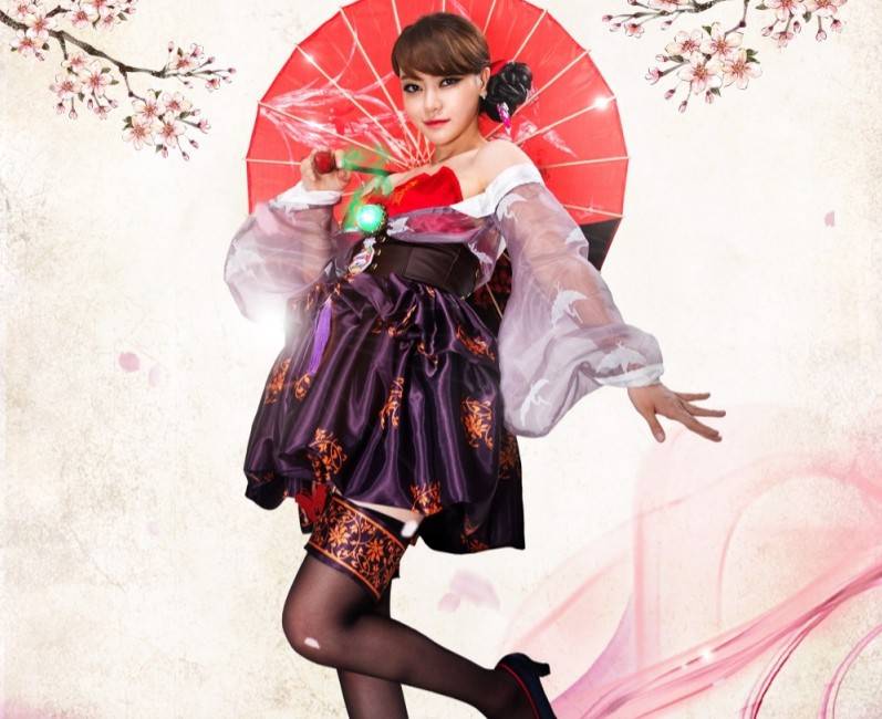 Cosplay福利/螺旋猫炽焰帝国OL美女战士cosplay 爆乳欲女美腿黑丝福利