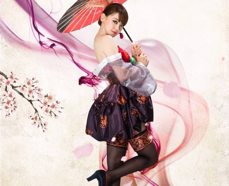 Cosplay福利/螺旋猫炽焰帝国OL美女战士cosplay 爆乳欲女美腿黑丝福利