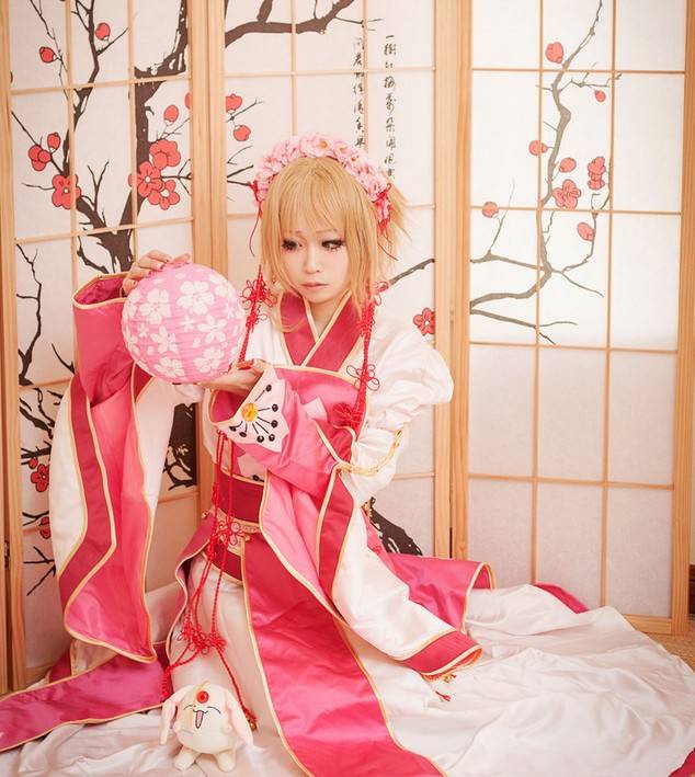 Cosplay福利/小樱公主治愈系纯美cosplay萝莉美图