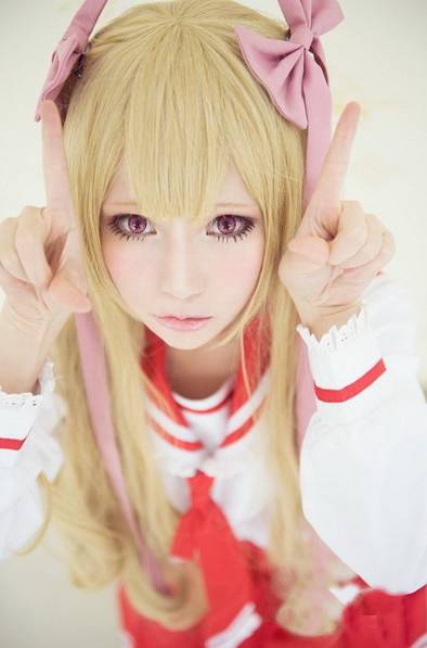 Cosplay福利/萌妹子千夜未来峰理子水手服cosplay唯美图片