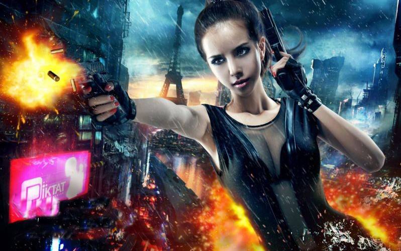 Cosplay福利/叶梓萱攻克机动队全裸cosplay美女福利