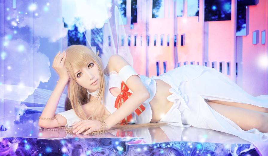 Cosplay福利/OSK39天团刀剑神域囚禁的少女亚丝娜cosplay美腿福利