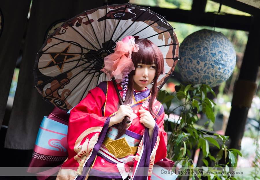 Cosplay福利/【cos正片】阴阳师cosplay神乐和服萝莉美图
