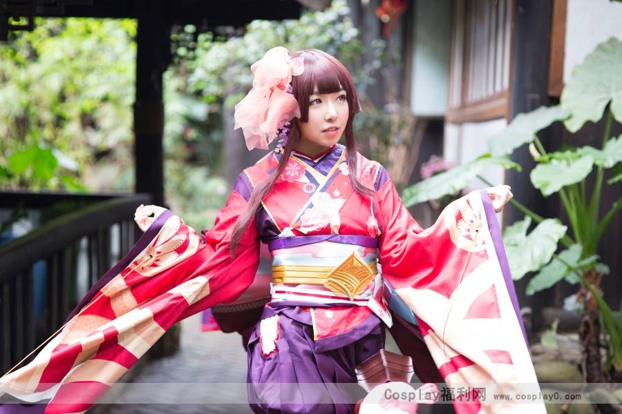 Cosplay福利/【cos正片】阴阳师cosplay神乐和服萝莉美图