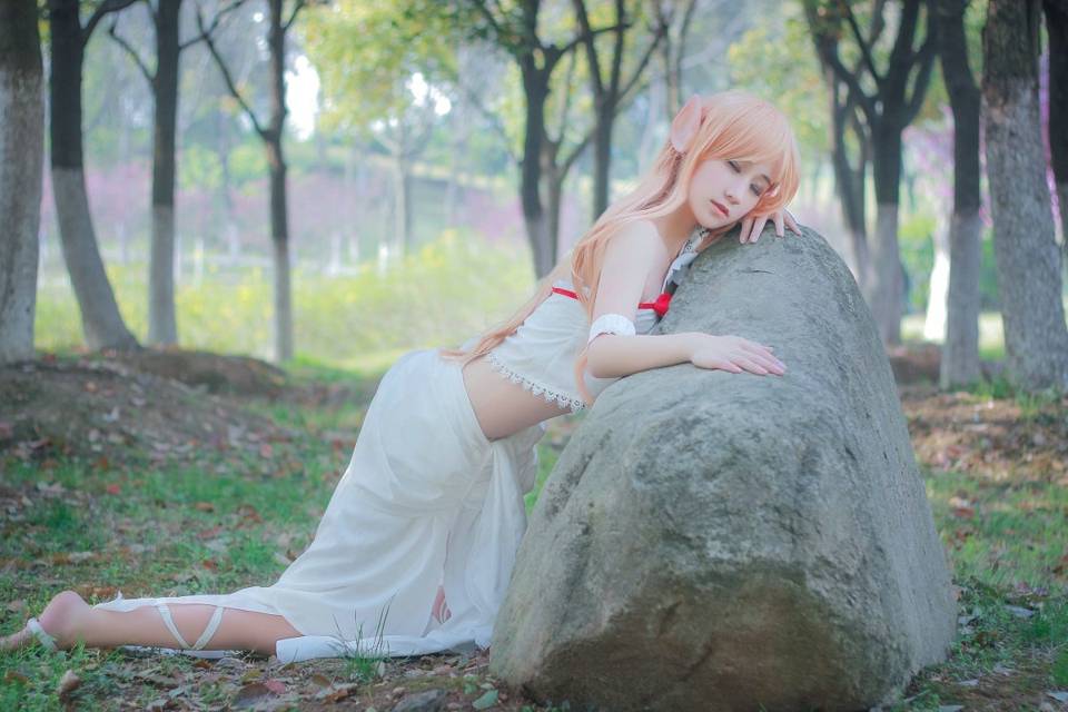 Cosplay福利/黃煒婷Tina无圣光兔女郎cosplay福利图片