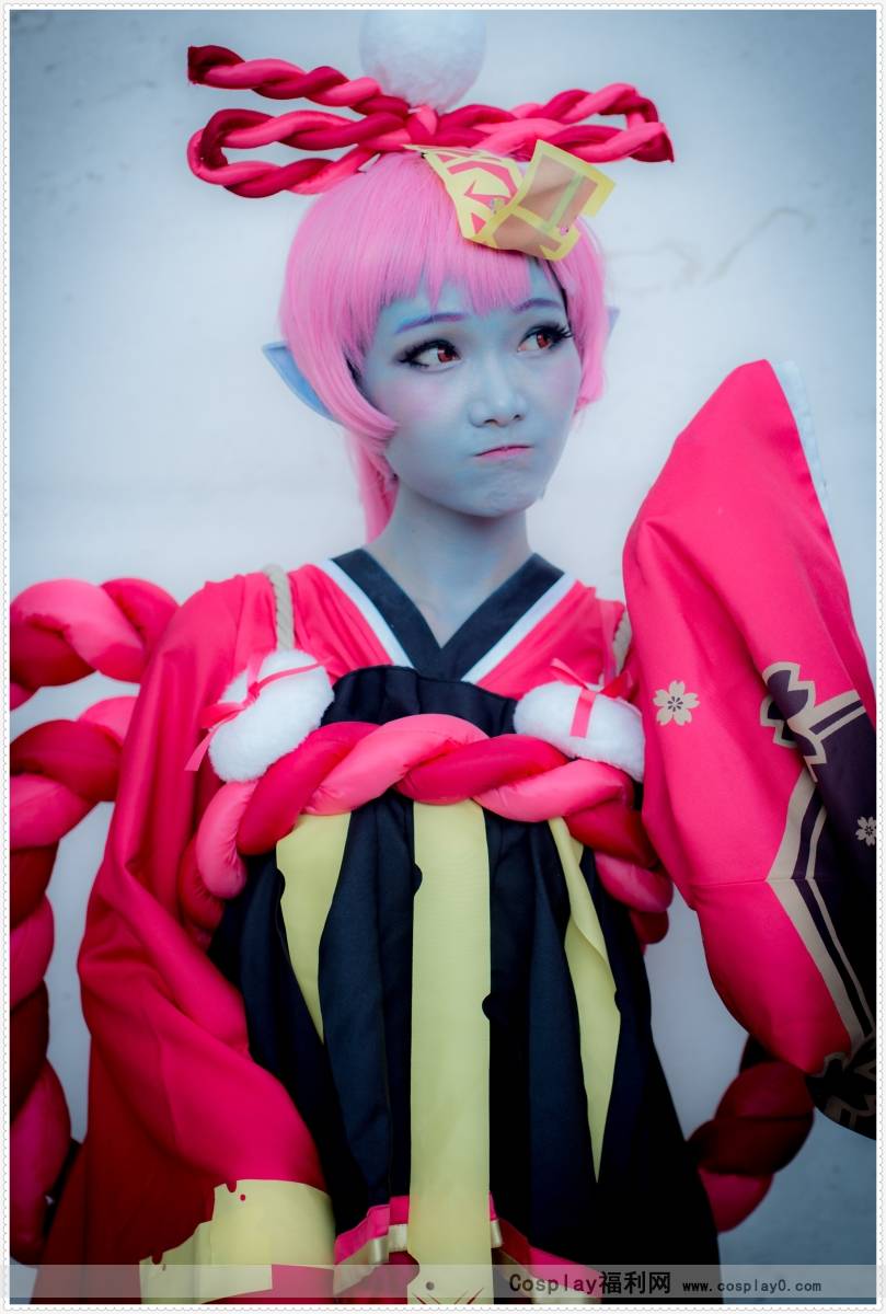 Cosplay福利/网易阴阳师手游跳跳妹妹cosplay场照