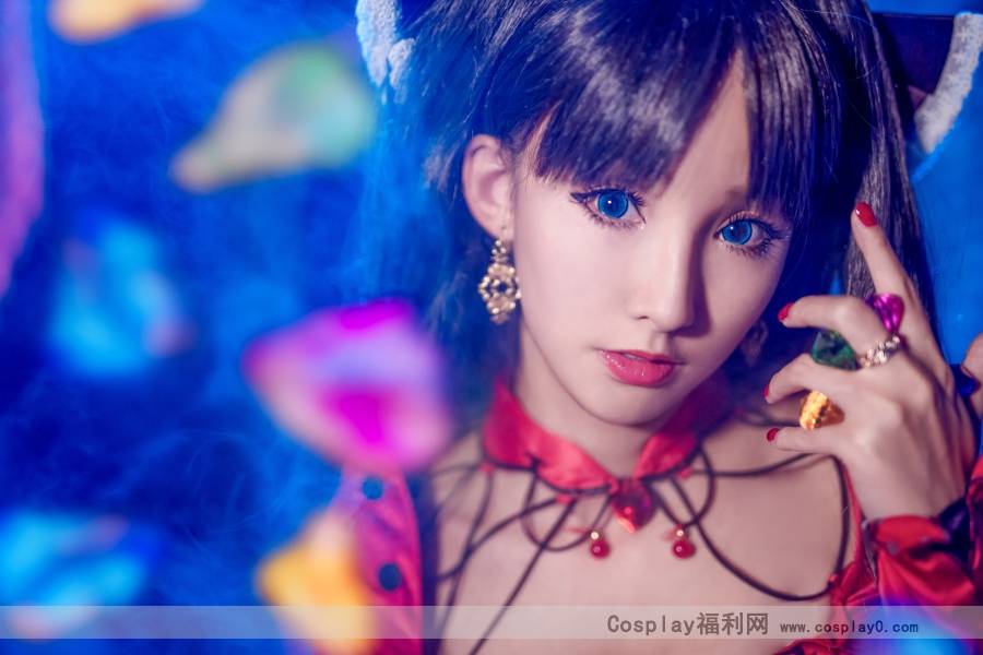 Cosplay福利/Fate/GrandOrder远坂凛概念礼装cosplay美女图片