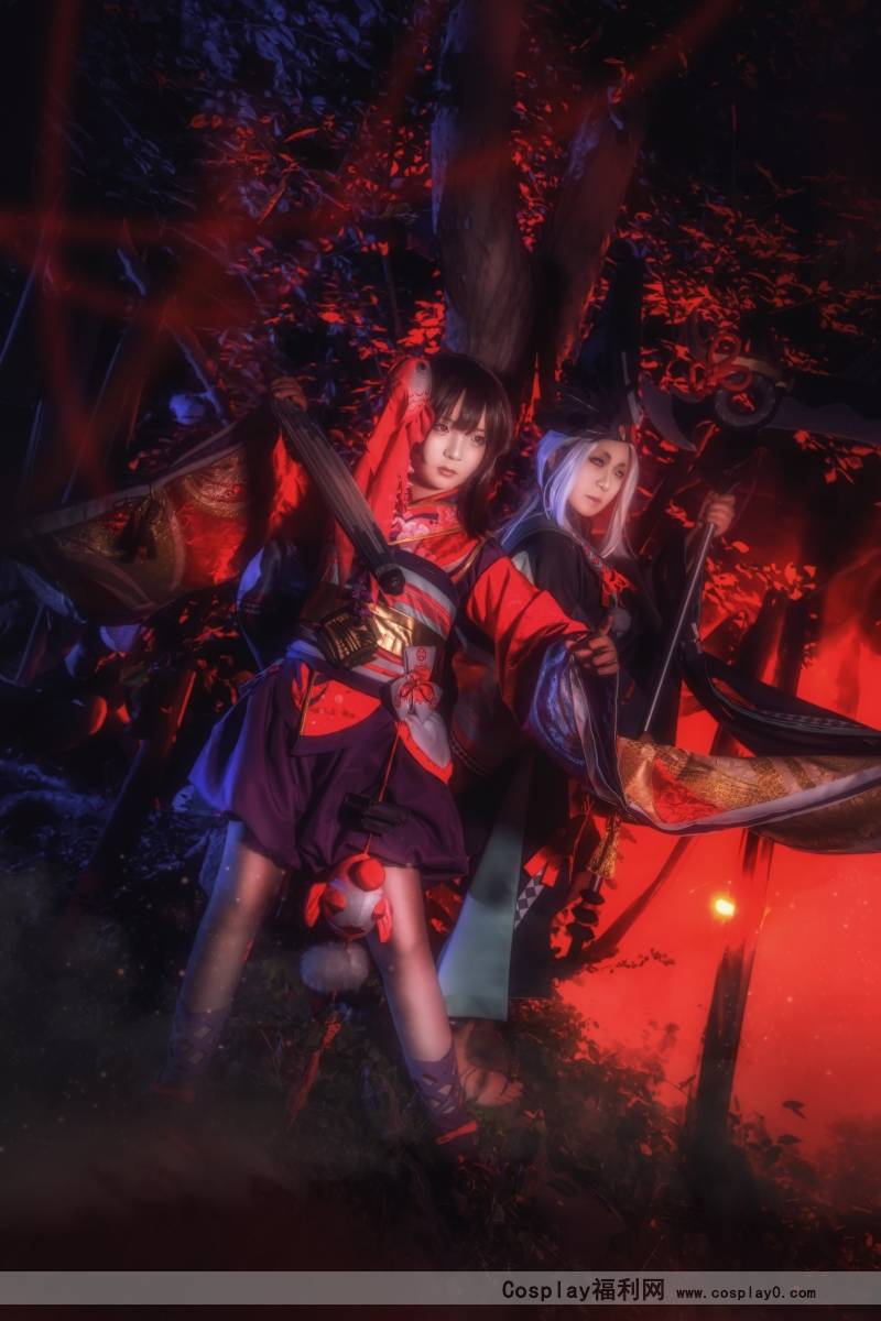 Cosplay福利/二次元萝莉阴阳师手游神乐和服cosplay美女图片