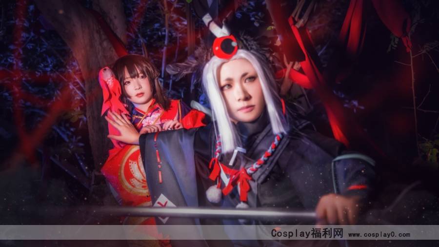 Cosplay福利/二次元萝莉阴阳师手游神乐和服cosplay美女图片