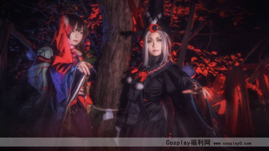 Cosplay福利/二次元萝莉阴阳师手游神乐和服cosplay美女图片