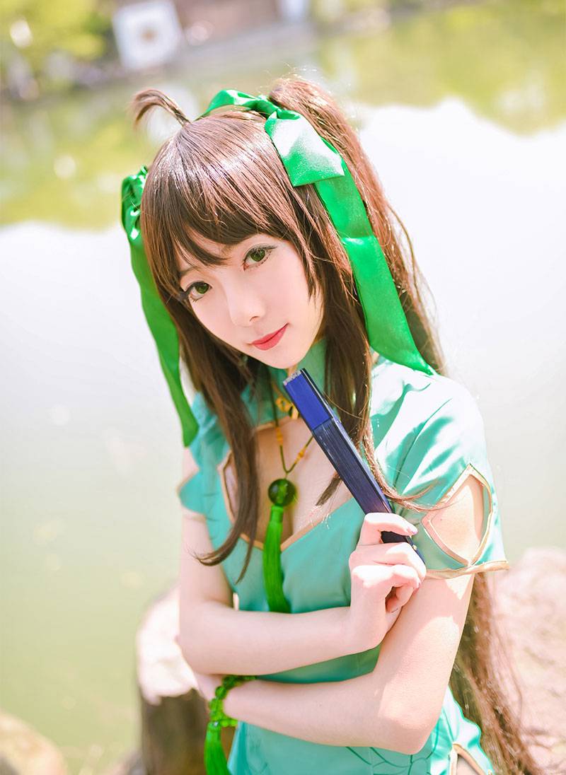 Cosplay福利/王者女英雄Cosplay泳装孙尚香旗袍美图