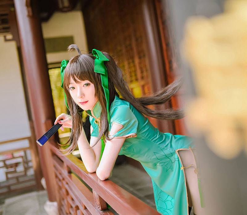 Cosplay福利/王者女英雄Cosplay泳装孙尚香旗袍美图