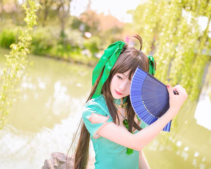 Cosplay福利/王者女英雄Cosplay泳装孙尚香旗袍美图