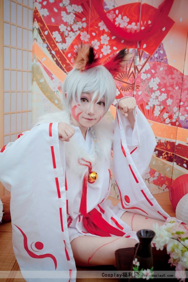 Cosplay福利/二次元萝莉阴阳师手游白藏主cos美女图片