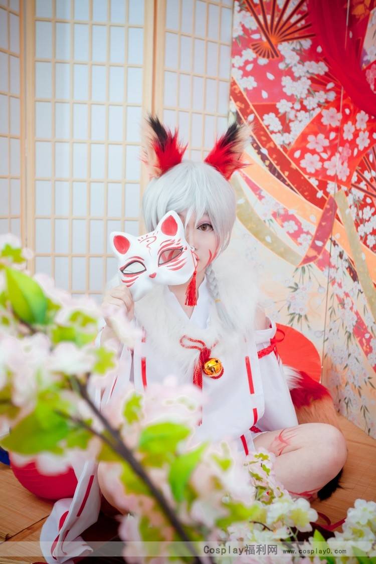 Cosplay福利/二次元萝莉阴阳师手游白藏主cos美女图片
