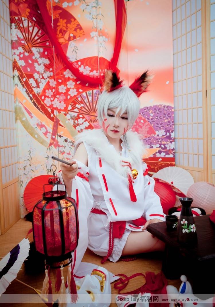 Cosplay福利/二次元萝莉阴阳师手游白藏主cos美女图片
