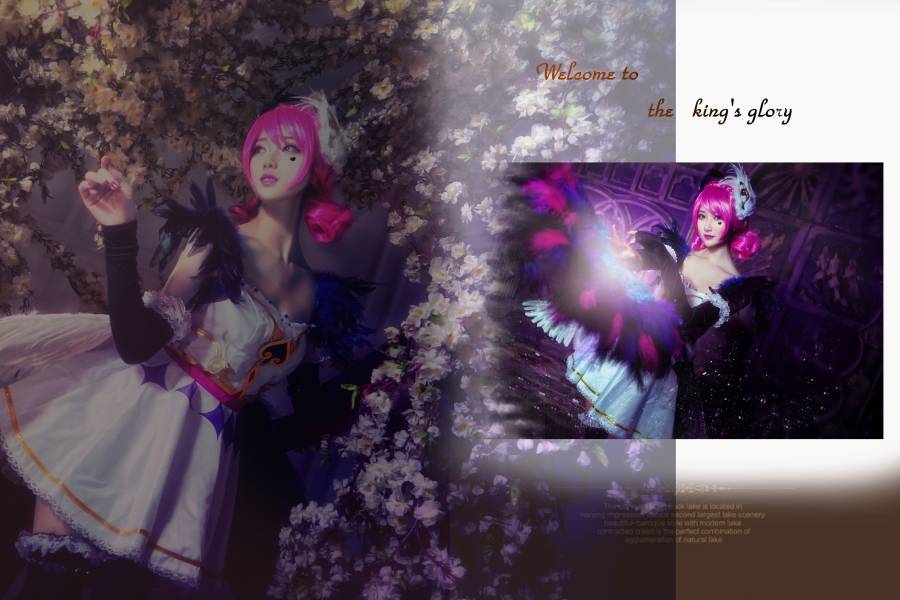 Cosplay福利/王者女英雄Cosplay泳装天鹅之梦小乔图片