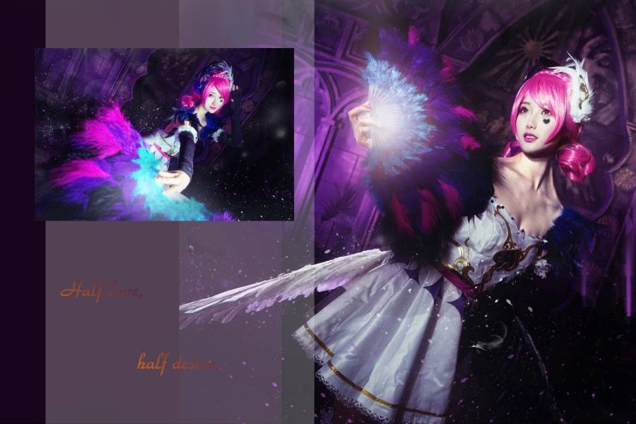 Cosplay福利/王者女英雄Cosplay泳装天鹅之梦小乔图片