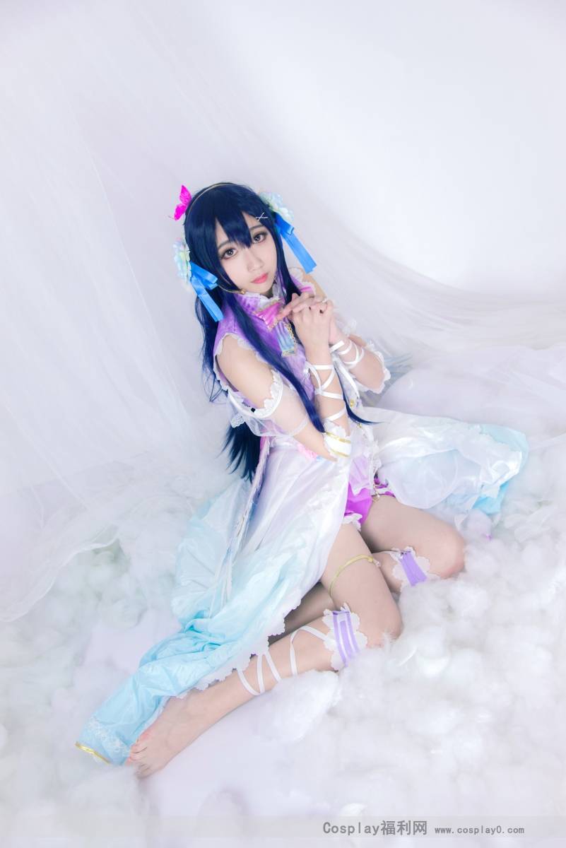 Cosplay福利/Love Live!南小鸟园田海未腿控裸足cosplay美女图片