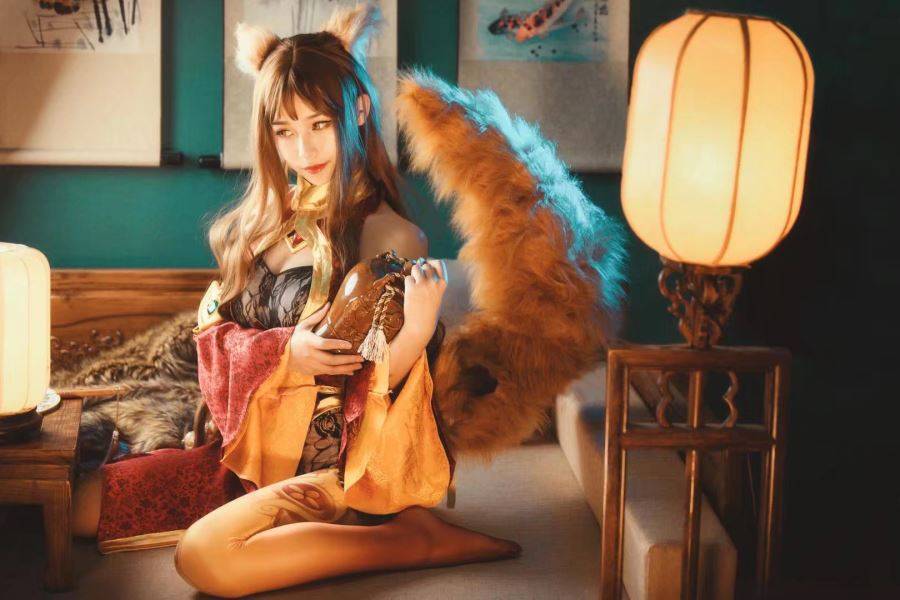 Cosplay福利/王者女英雄Cosplay泳装 王者荣耀妲己cosplay图片