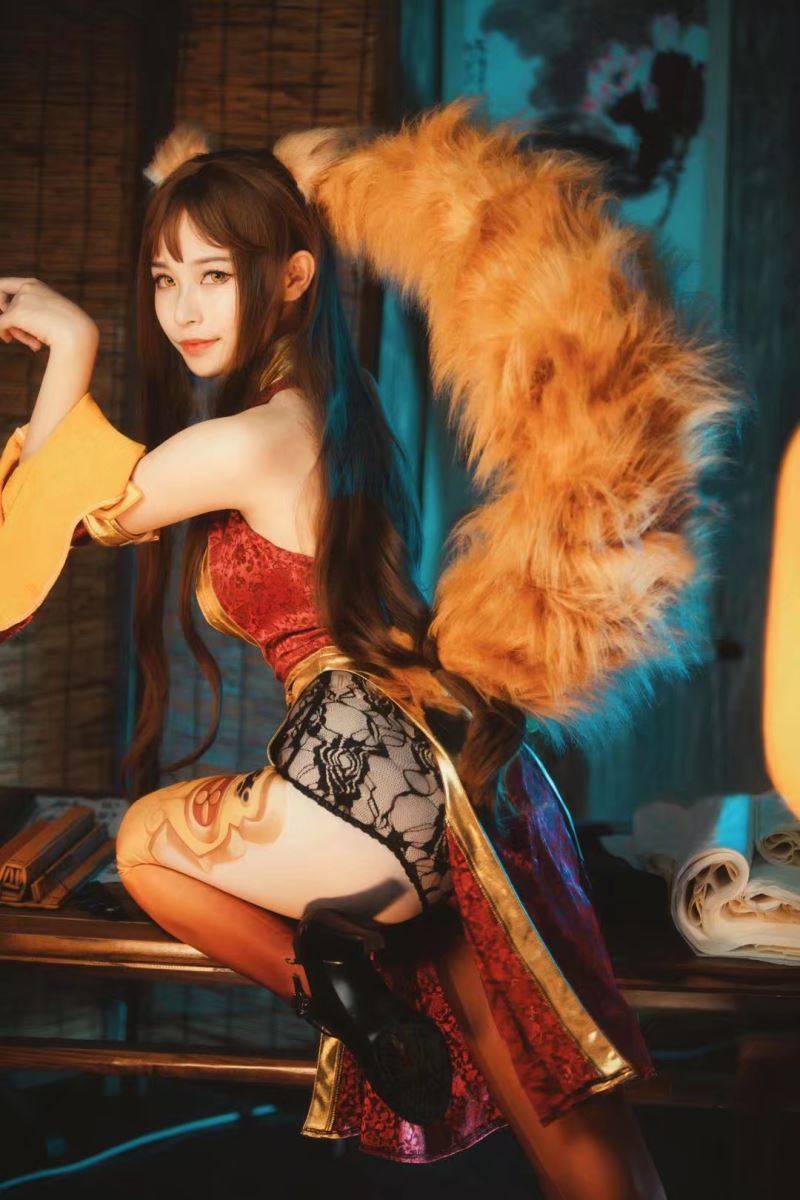 Cosplay福利/王者女英雄Cosplay泳装 王者荣耀妲己cosplay图片