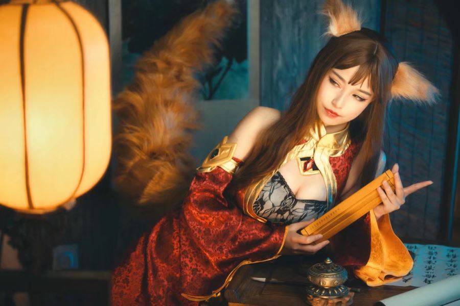 Cosplay福利/王者女英雄Cosplay泳装 王者荣耀妲己cosplay图片