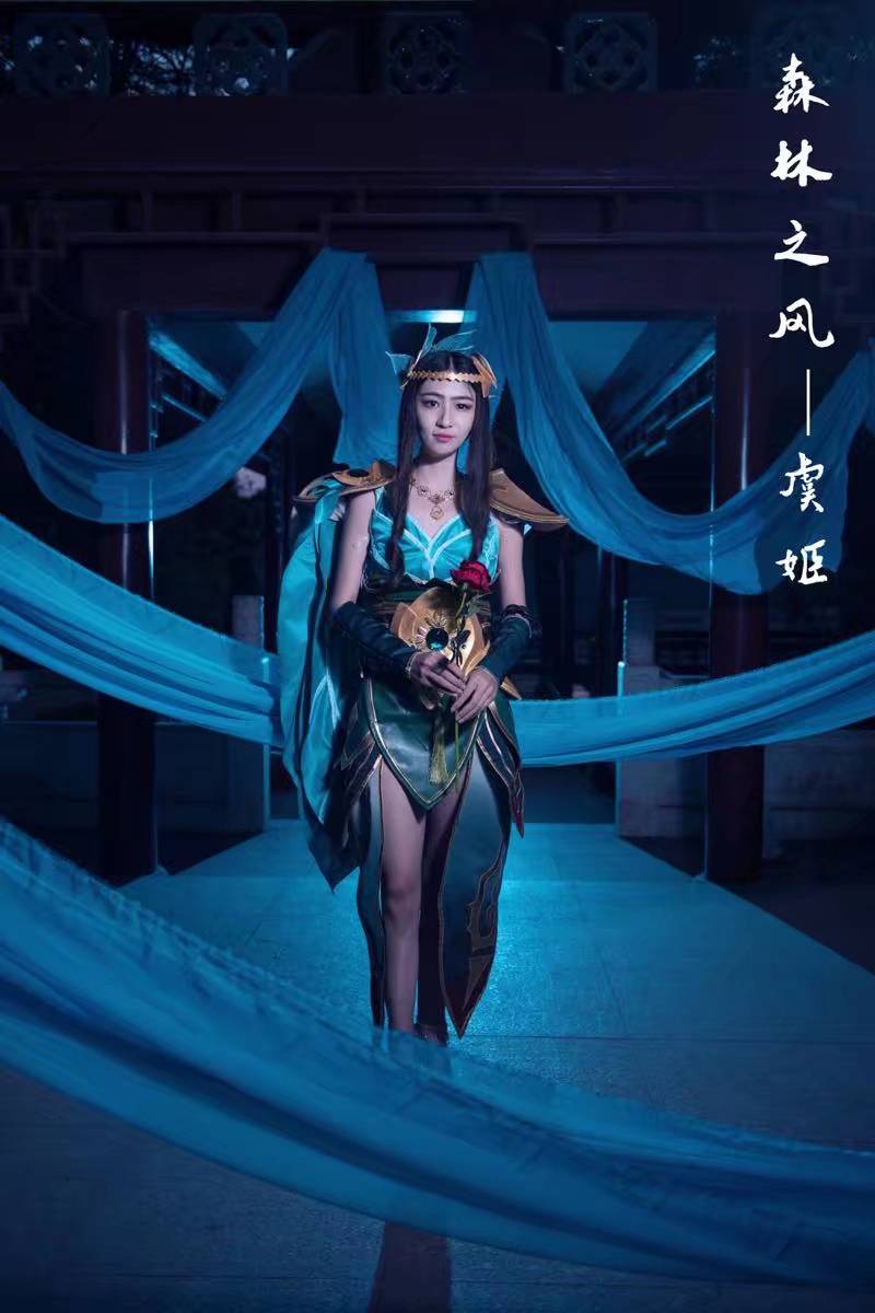 Cosplay福利/王者女英雄Cosplay泳装 王者荣耀虞姬cosplay图片