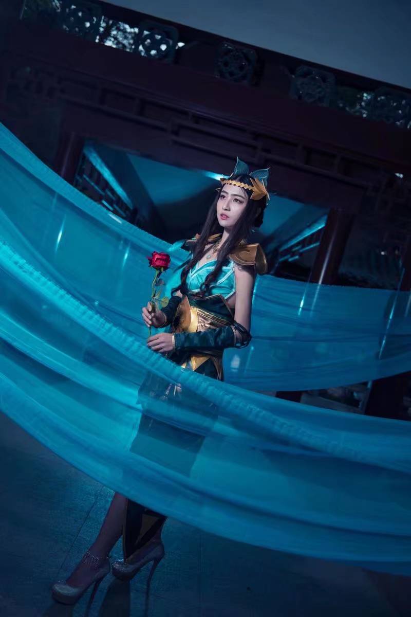 Cosplay福利/王者女英雄Cosplay泳装 王者荣耀虞姬cosplay图片