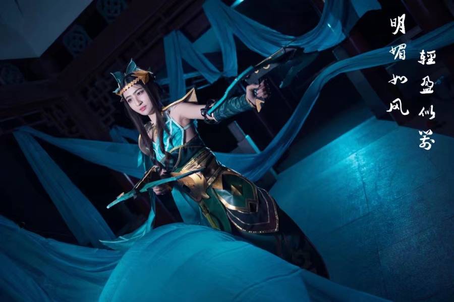 Cosplay福利/王者女英雄Cosplay泳装 王者荣耀虞姬cosplay图片