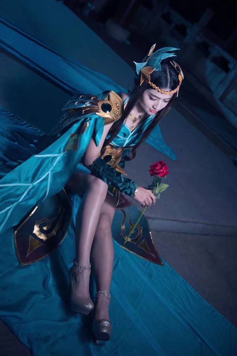 Cosplay福利/王者女英雄Cosplay泳装 王者荣耀虞姬cosplay图片