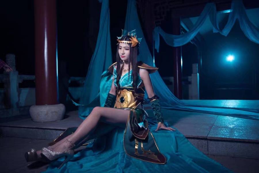 Cosplay福利/王者女英雄Cosplay泳装 王者荣耀虞姬cosplay图片