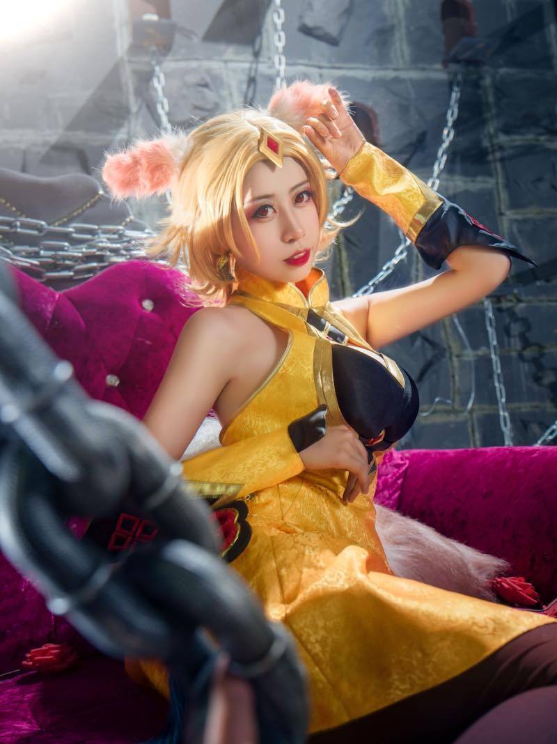 Cosplay福利/王者女英雄Cosplay泳装 王者荣耀妲己cosplay图片